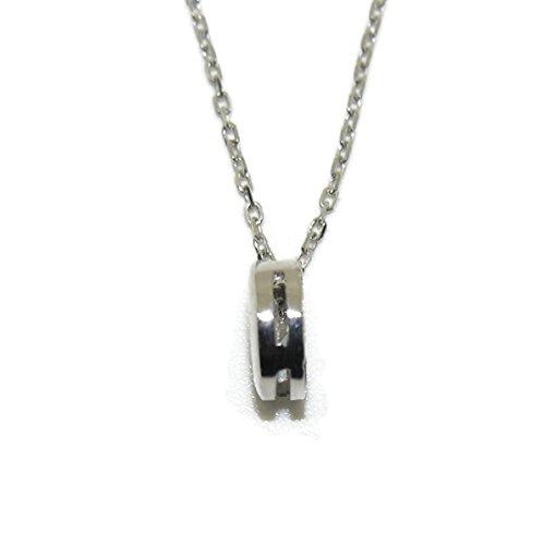 【並行輸入品】Diamond Solitaire Round Pendant Necklace 18K Gold Women Bride |の画像