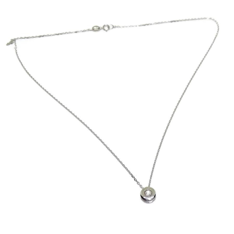 【並行輸入品】Diamond Solitaire Round Pendant Necklace 18K Gold Women Bride |の画像