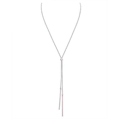 【並行輸入品】lariatneck長いタッセルネックレスY Lariatロングチェーンドロップバー調節可能なネックレスの女性 Lariatnec_1