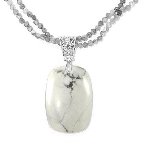 【並行輸入品】スターリングシルバーChoice宝石のペンダントwith 18インチ2ストランドネックレス V3 Jewelry Sterlingの画像