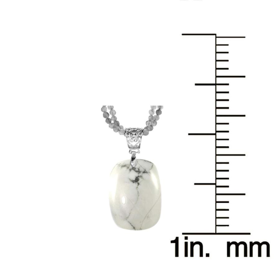 【並行輸入品】スターリングシルバーChoice宝石のペンダントwith 18インチ2ストランドネックレス V3 Jewelry Sterlingの画像