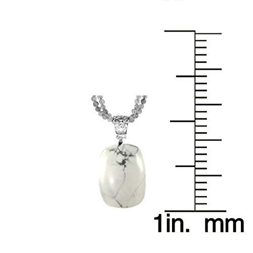 【並行輸入品】スターリングシルバーChoice宝石のペンダントwith 18インチ2ストランドネックレス V3 Jewelry Sterlingの画像