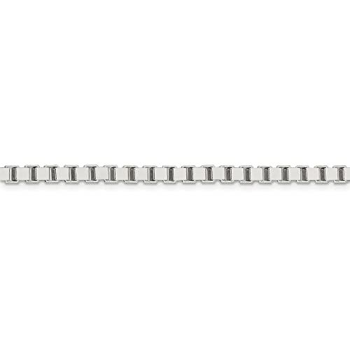 【並行輸入品】diamond2dealスターリングシルバーソリッドボックスチェーンwith Lobster? ?24?" Diamond2Deaの画像