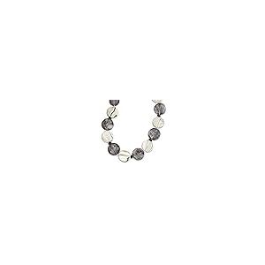 【並行輸入品】diamond2deal 925スターリングシルバーブラック&グレーAgate/パール/ Sardonyxビーズ19でネックレス_2