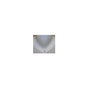 【並行輸入品】Solitaire Diamond Pendant Necklace 18K Gold Women | Round Chatonの画像