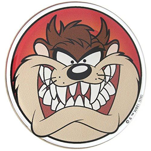 【並行輸入品】Fan Emblems 車両用ステッカー デカール 自動車用エンブレム Looney Tunes Taz ドーム型/マルチカラー/の画像