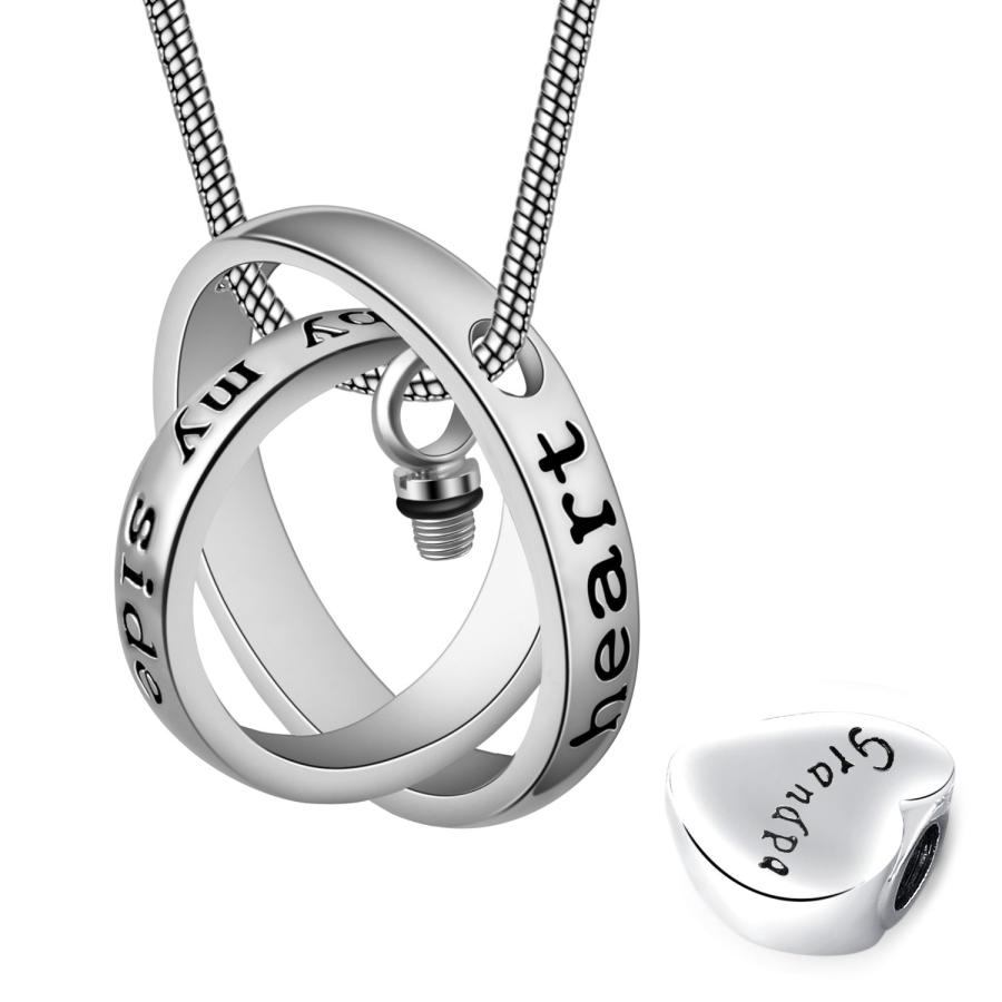 【並行輸入品】No Longer By My Side、Forever In My Heart CarvedロケットCremation Urnネ_6