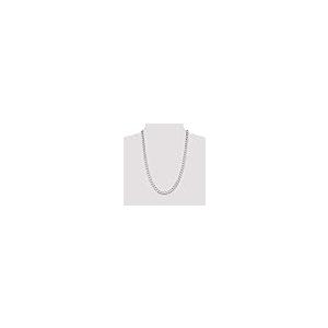 【並行輸入品】925 Sterling Silver 8.1mm Polished Flat Curb Chain Necklace 24 I_8