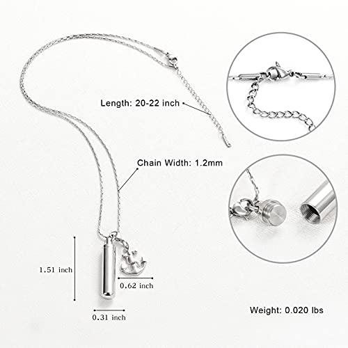 【並行輸入品】multi design Urnチャームwith壷ペンダントネックレス316lステンレススチールMemorialジュエリー記念品U_4