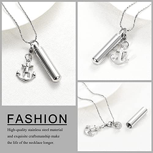 【並行輸入品】multi design Urnチャームwith壷ペンダントネックレス316lステンレススチールMemorialジュエリー記念品U_7