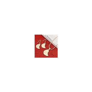 【並行輸入品】Ethiopianマップペンダントイヤリングネックレスの女性マップエチオピアの BR Gold Jewelry Ethiopian_5
