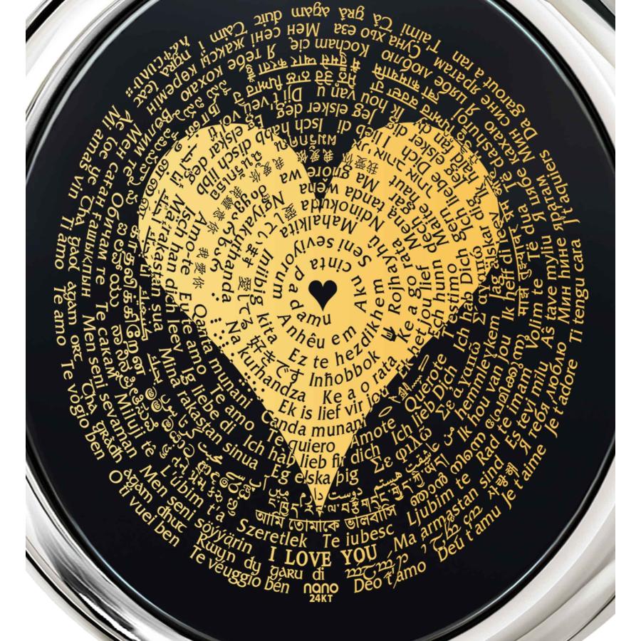【並行輸入品】NanoStyle I Love You ネックレス 120の異なる言語でロマンチックな言葉が刻まれています 純金のミニチュアテキの画像