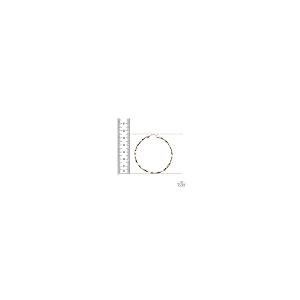 【並行輸入品】カールフープイヤリング 14K イエロー ホワイト ローズゴールド ラウンドホロー フレンチロック ファンシー 3色 (サイズオプの画像