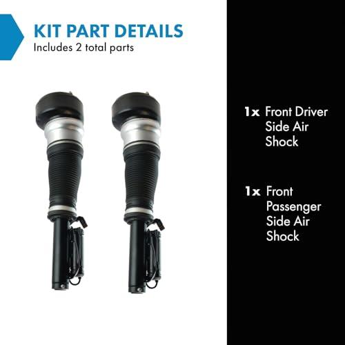 【並行輸入品】 TRQ Front Air Shock Set Compatible with 2012 2013 Mercedes Benzの画像
