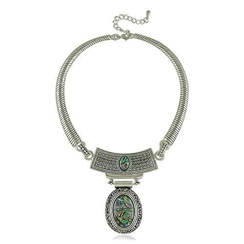 【並行輸入品】Bocar Chunkyステートメントチョーカーネックレスwithターコイズ象ペンダントの女性 Bocar Chunky Stat_8