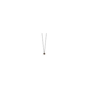 【並行輸入品】Diamond2Deal Sterling Silver and 14k Gold Garnet Necklace Fine Jの画像