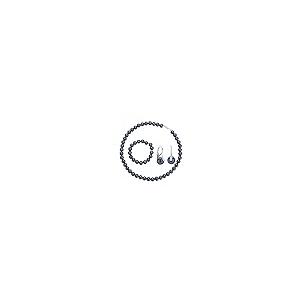 【並行輸入品】スターリングシルバー淡水パールペンダントネックレス18?" Rakumi Sterling silver 8mm Black Se_2