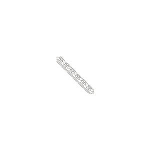 【並行輸入品】スターリングシルバー9.5 MMアンカーチェーンネックレス Diamond2Deal Sterling Silver 9.5mmの画像
