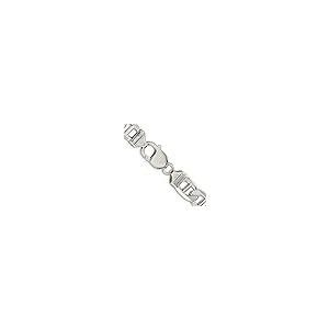 【並行輸入品】スターリングシルバー9.5 MMアンカーチェーンネックレス Diamond2Deal Sterling Silver 9.5mmの画像