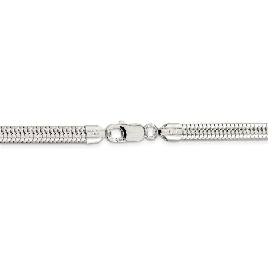 【並行輸入品】スターリングシルバー6?mmラウンドヘビチェーン24?inネックレス Diamond2Deal Sterling Silver 6_6