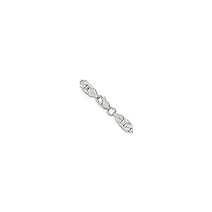 【並行輸入品】スターリングシルバー6.5 MMアンカーチェーン18でネックレス Diamond2Deal Sterling Silver 6.5の画像