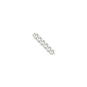 【並行輸入品】スターリングシルバー8 mm縁石チェーンネックレス Diamond2Deal Sterling Silver 8mm Curb Cの画像