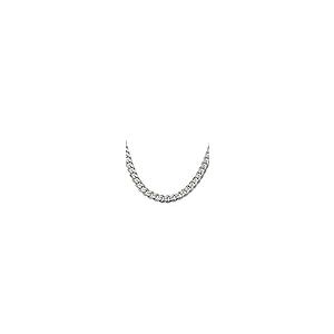 【並行輸入品】スターリングシルバー8 mm縁石チェーンネックレス Diamond2Deal Sterling Silver 8mm Curb Cの画像