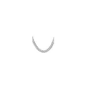 【並行輸入品】ICE CARATS 925スターリングシルバー 9.15mm カーブチェーンネックレス ペンダントチャーム ファンシー ファインの画像
