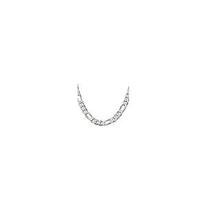 【並行輸入品】925スターリングシルバー10.75?MMフィガロチェーンネックレス Diamond2Deal Sterling Silver 1_2