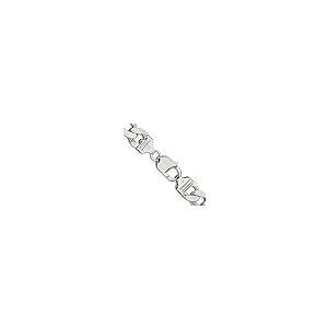 【並行輸入品】925スターリングシルバー10.75?MMフィガロチェーンネックレス Diamond2Deal Sterling Silver 1_8