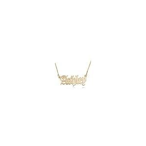 【並行輸入品】古い英語名前ネックレスカスタムMade Any Name Beleco Jewelry Old English Name Neck