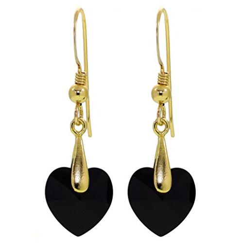 【並行輸入品】I Love You、120言語でネックレスブラッククリスタルハートイヤリングジュエリーセット、18 " NanoStyle Go_7