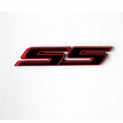【並行輸入品】Yoaoo 1 x OEM SSエンブレムバッジ3d Camaro ChevroletシリーズレッドフレームSS Red Lineの画像
