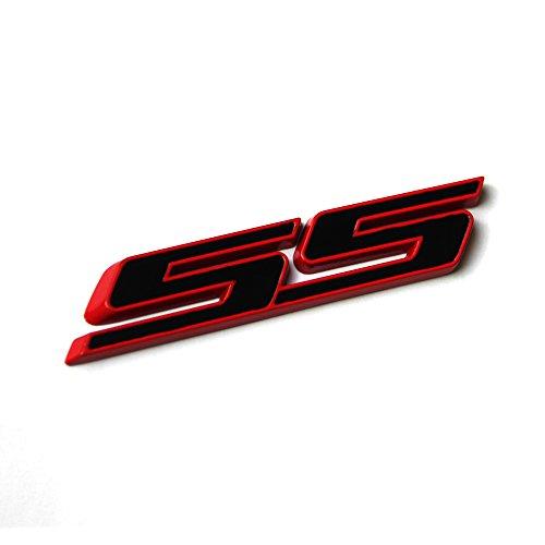 【並行輸入品】Yoaoo 1 x OEM SSエンブレムバッジ3d Camaro ChevroletシリーズレッドフレームSS Red Lineの画像