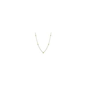 【並行輸入品】[Dazzlingrock Collection] レディース 10Kイエローゴールドラウンドペリドットネックレス Dazzlinの画像