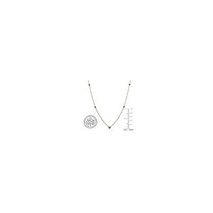 【並行輸入品】Dazzlingrock Collection (ダズリングロック コレクション) 14K ラウンドジェムストーン レディース ネの画像