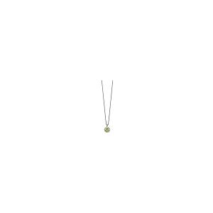 【並行輸入品】Diamond2Deal スターリングシルバー 14Kゴールド ペリドットチェーンネックレス 18インチ レディース, ペリドットの画像