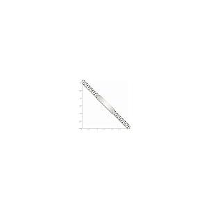 【並行輸入品】925スターリングシルバー 7mm 刻印可能 アンティーク カーブリンク IDチェーン ネックレス ブレスレット アンクレット 2の画像
