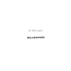 【並行輸入品】aimoll 1pc Silverado LTZネームプレート文字エンブレムバッジ3dエンブレム1500 2500hd 2011_4