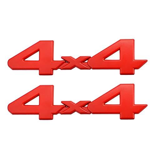 【並行輸入品】upauto 4 x 4エンブレムバッジ3dメタルネームプレートステッカーforタンドラリアテールゲート2005   2018トラの画像