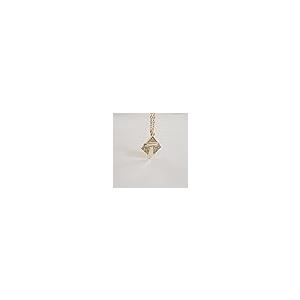 【並行輸入品】SENFAI 10 KゴールドカラーSpacecraft UFOペンダントネックレス SENFAI 10K Gold Colorの画像