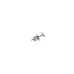 【並行輸入品】4?mmラウンドscrew backスタッドイヤリングで14?Kホワイトゴールド Jewels By Lux 4 mm Roundの画像