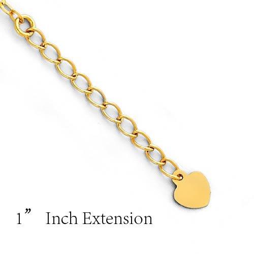 【並行輸入品】14?KイエローゴールドEvil Eye &クロスライトチェーンネックレス? ?17?+ 1?" The World Jewelr_5