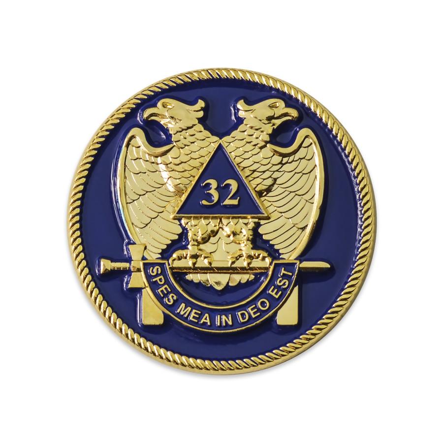 並行輸入品】Masonic スコティッシュライト 32nd Degree ダブルヘッド