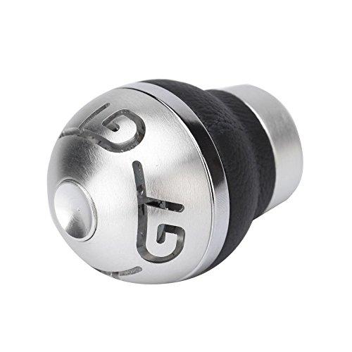 【並行輸入品】CFUSMOTO ユニバーサルGTプリントレッドLEDライトギアシフトノブアルミPUレザーマニュアルトランスミッションシフター Cの画像