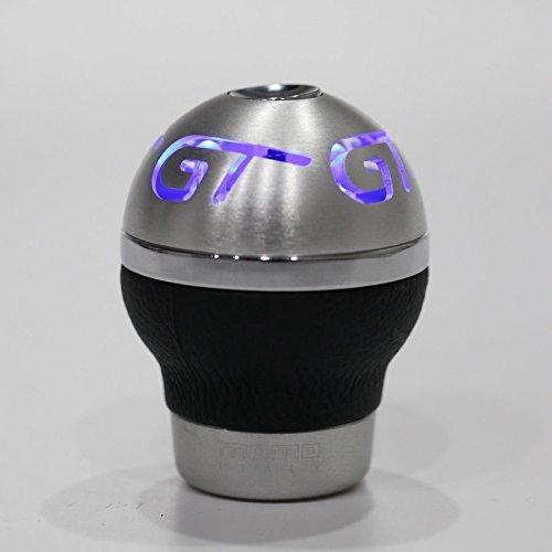 【並行輸入品】CFUSMOTO ユニバーサルGTプリントレッドLEDライトギアシフトノブアルミPUレザーマニュアルトランスミッションシフター Cの画像