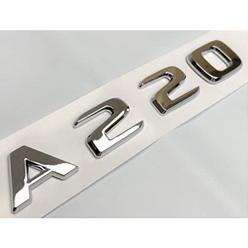 【並行輸入品】#2 GENERIC Replacement A220 Chrome Rear Trunk Emblem Badge Decal
