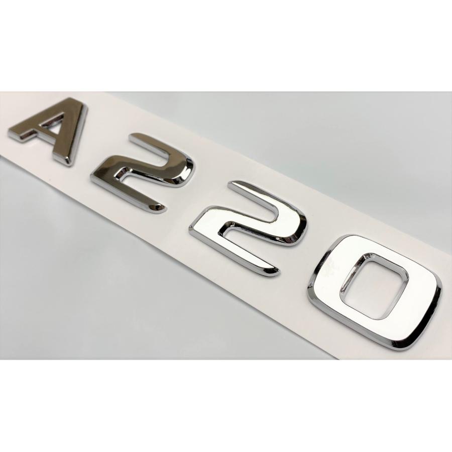 【並行輸入品】#2 GENERIC Replacement A220 Chrome Rear Trunk Emblem Badge Decal