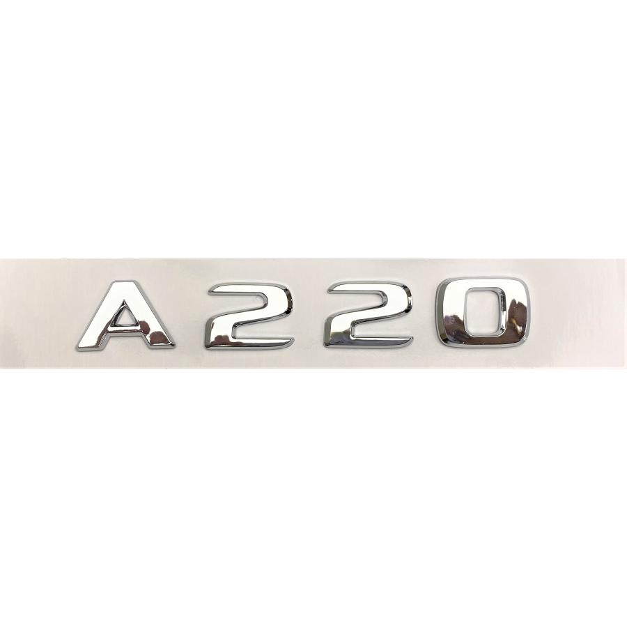 【並行輸入品】#2 GENERIC Replacement A220 Chrome Rear Trunk Emblem Badge Decal