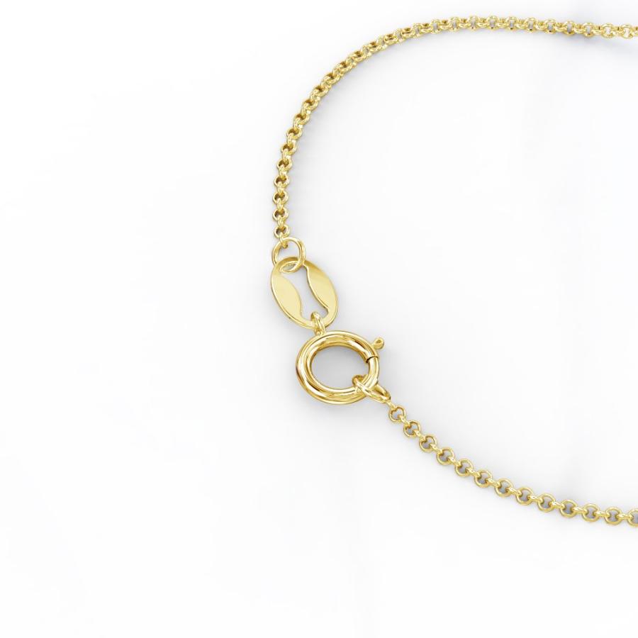 【並行輸入品】14?KゴールドLarge Embossedモノグラムペンダントby jewlr TSD 14K Yellow Gold Largの画像